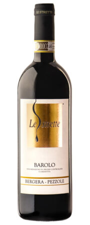 Bottiglia del vino Barolo Bergera-Pezzole DOCG