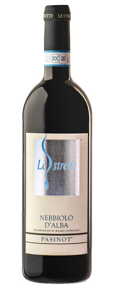 Bottiglia del vino Nebbiolo d’Alba “Pasinot®” DOC